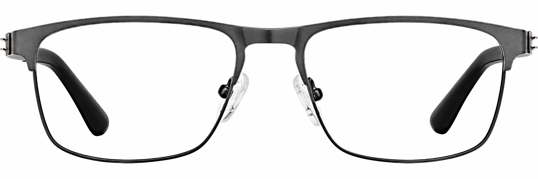 Gray Rectangle Glasses · Gray · reference