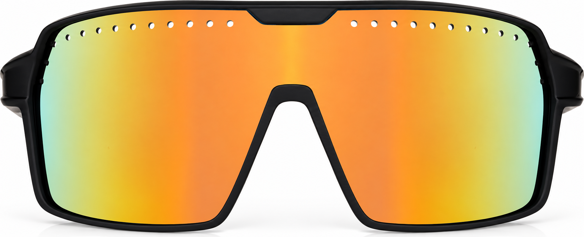 Black Wrap-Around Polarized Sunglasses · Black · reference