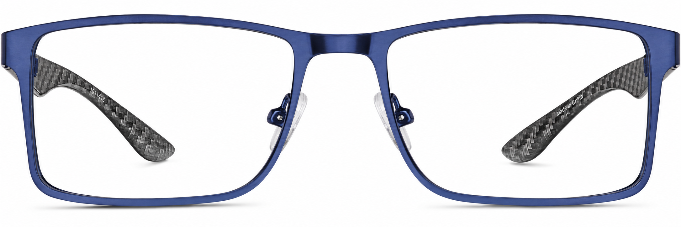 Blue Rectangle Glasses · Blue · reference