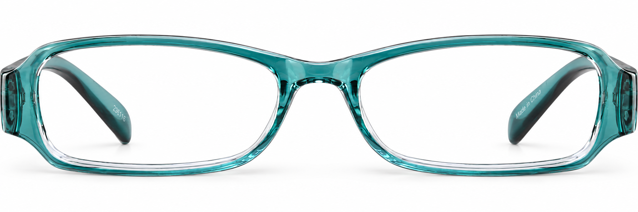 Blue Rectangle Glasses · Blue · reference