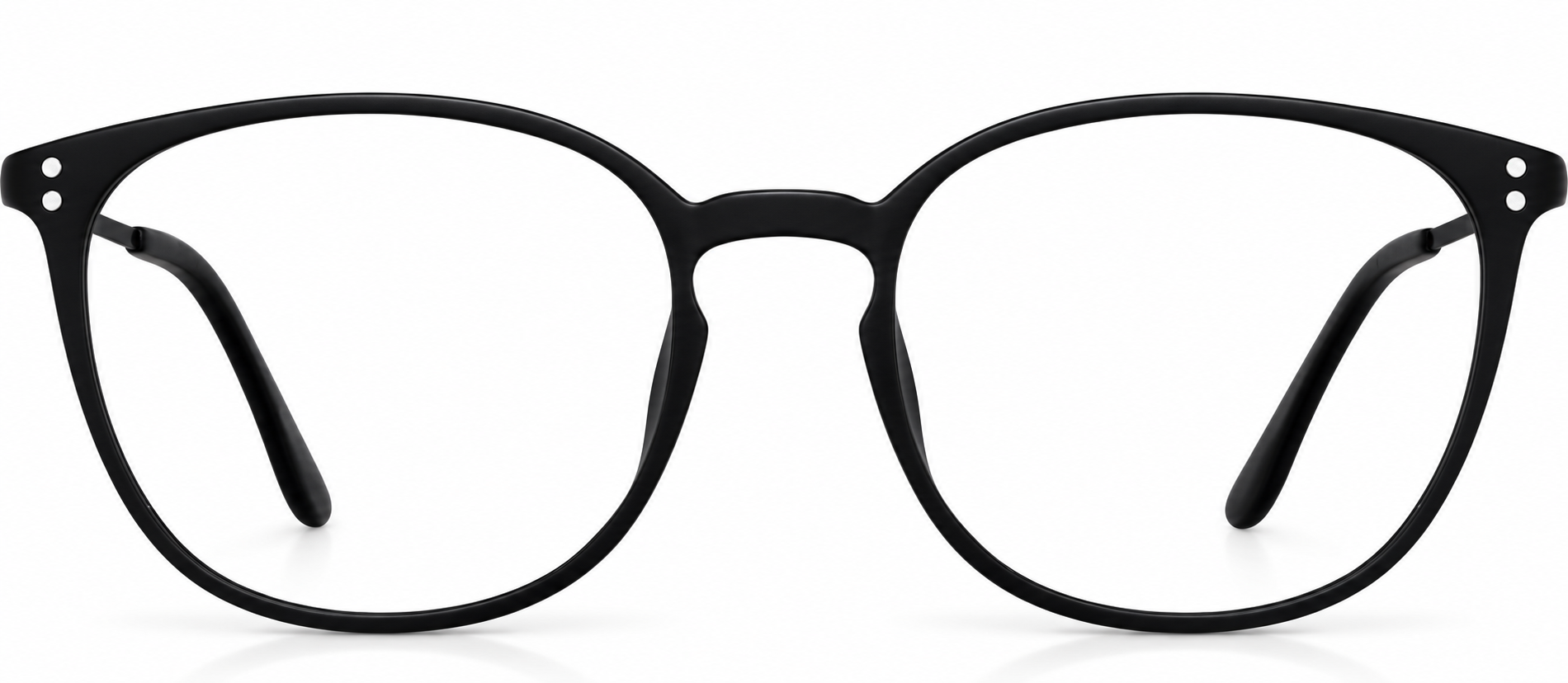 Black Round Glasses · Black · reference