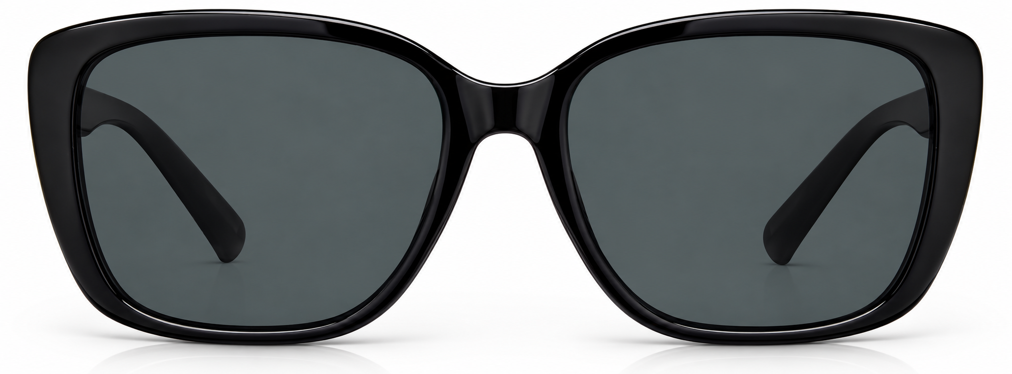 Black Square Sunglasses · Black · reference