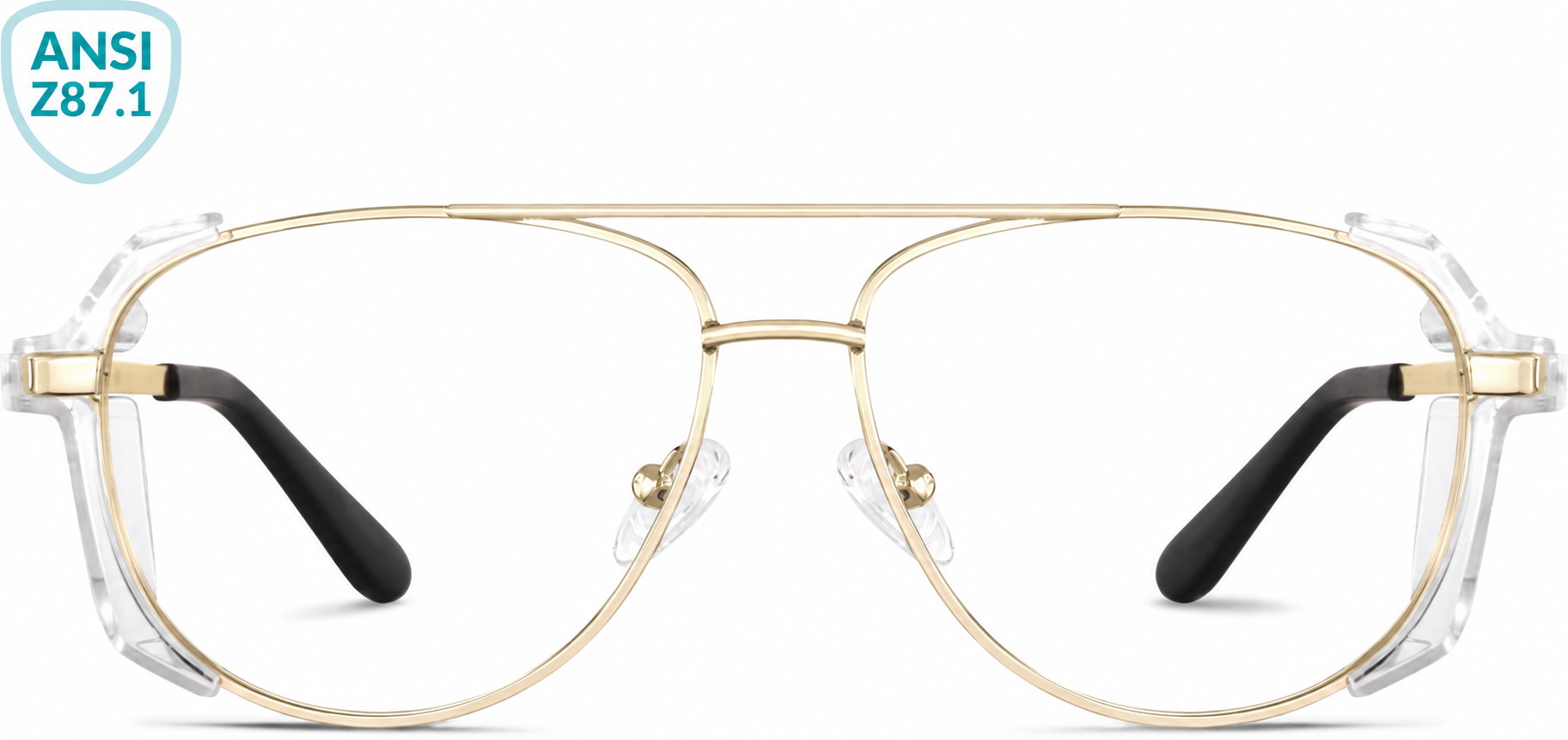Gold Z87.1 Safety Glasses · Gold · reference