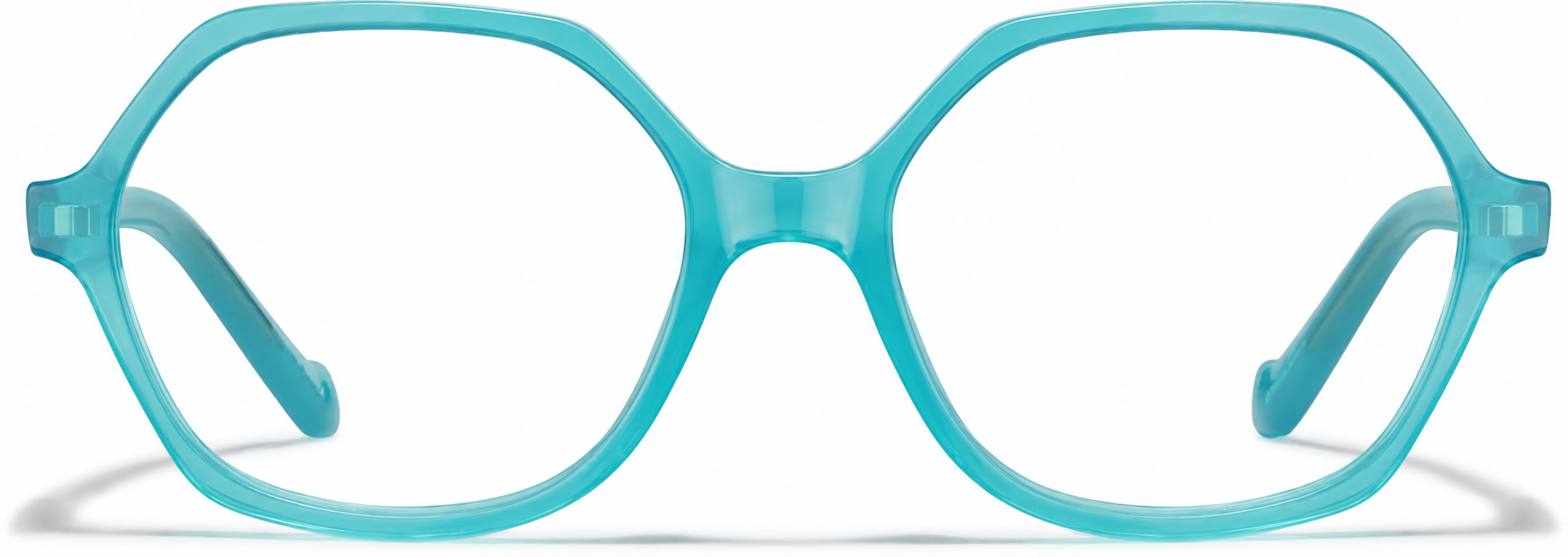 Blue Geometric Glasses · Blue · reference
