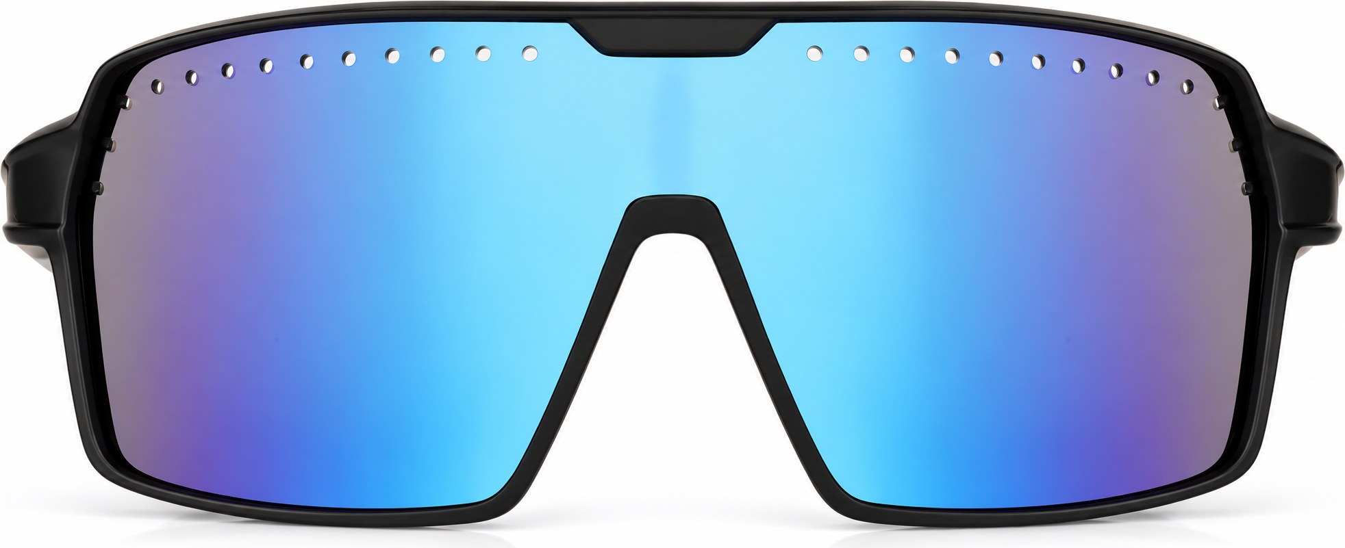 Black Wrap-Around Polarized Sunglasses · Black · reference