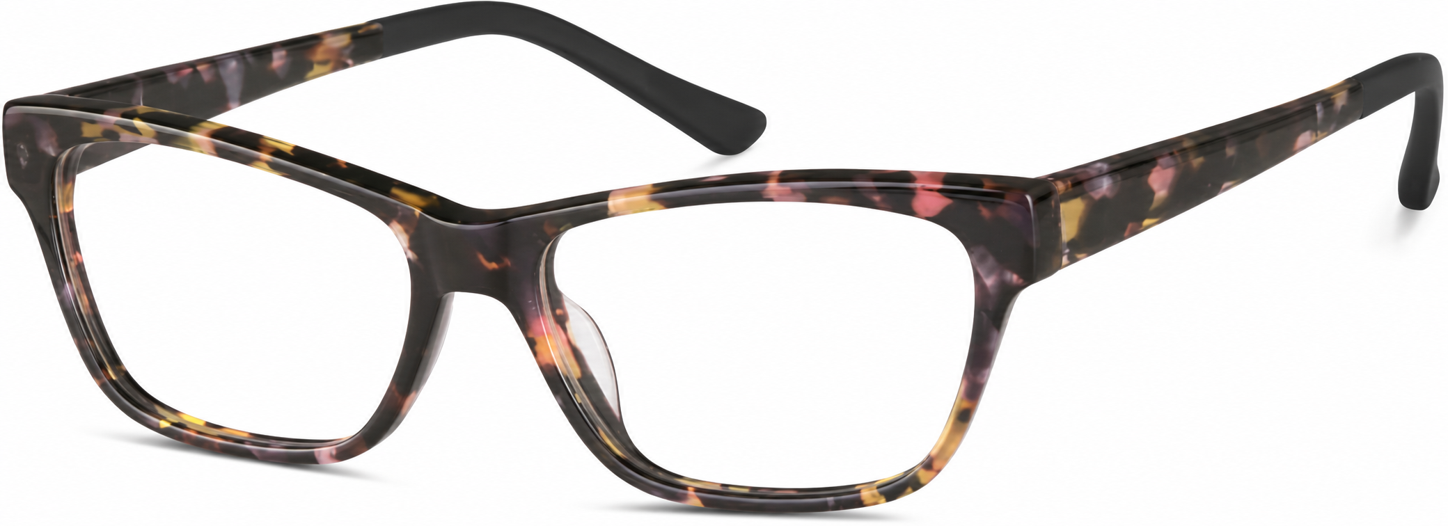 Tortoiseshell Spark Kids' Rectangle Glasses · Tortoiseshell · reference