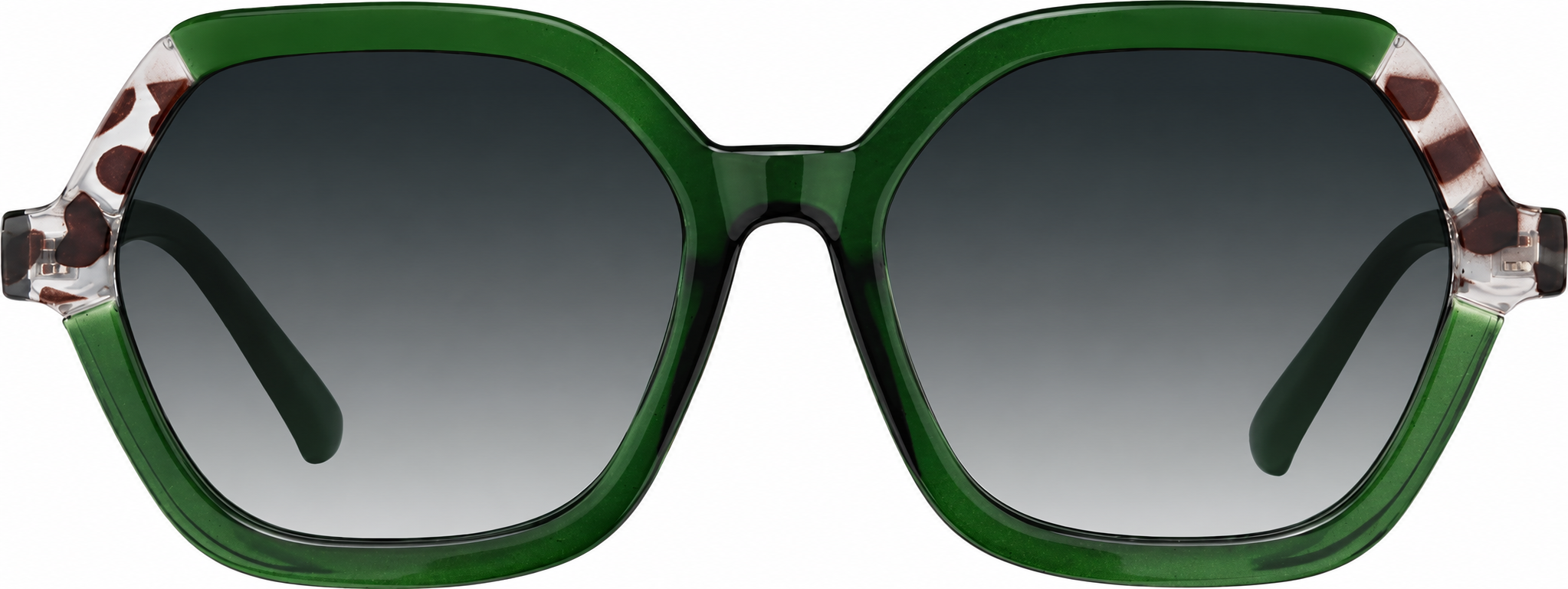 Green Geometric Sunglasses · Green · reference
