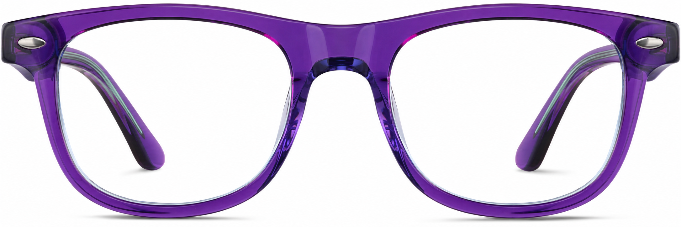 Purple Square Glasses · Purple · reference