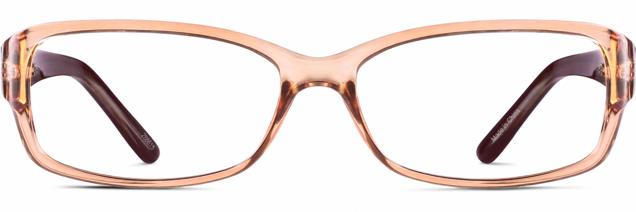 Brown Rectangle Glasses · Brown · reference
