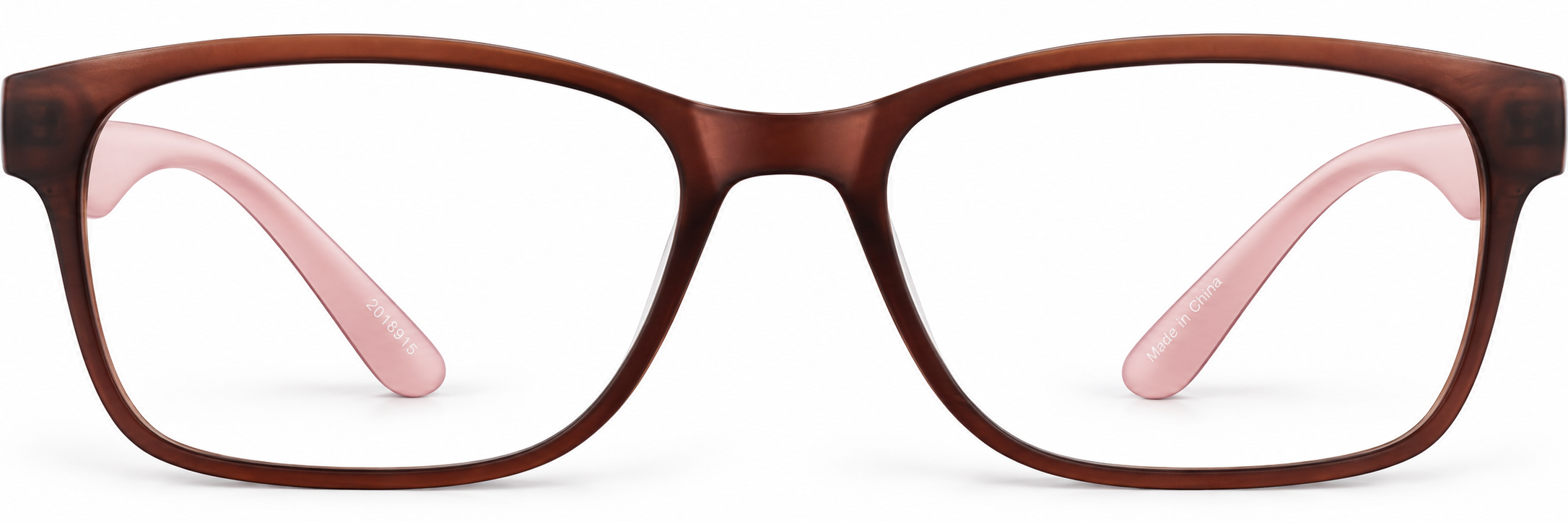 Brown Rectangle Glasses · Brown · reference