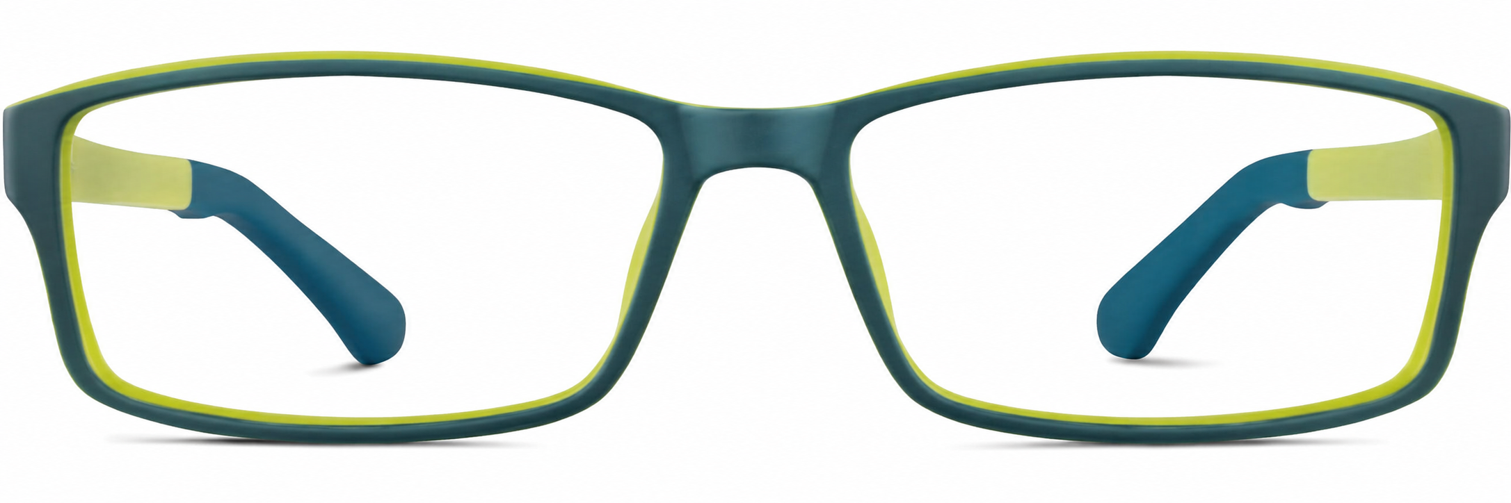 Dark green Kids’ Rectangle Glasses · Dark green · reference