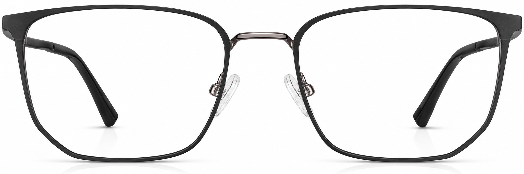 Black Rectangle Glasses · Black · reference
