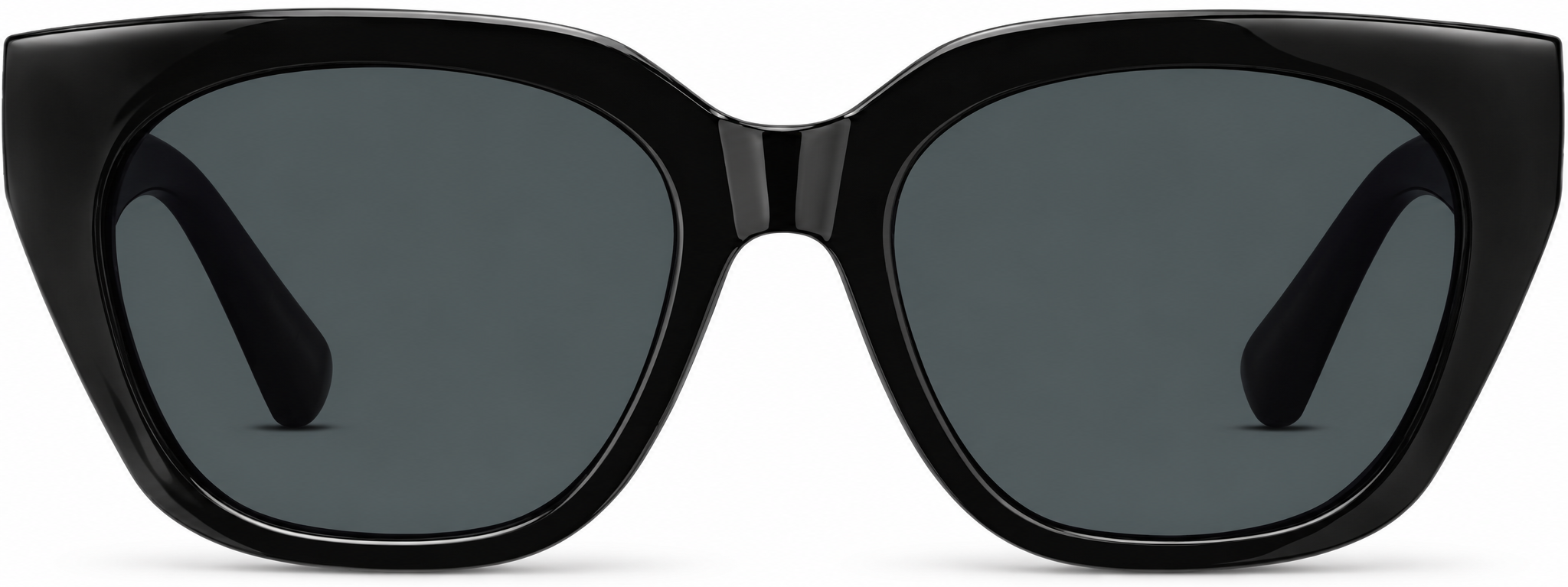 Black Square Sunglasses · Black · reference
