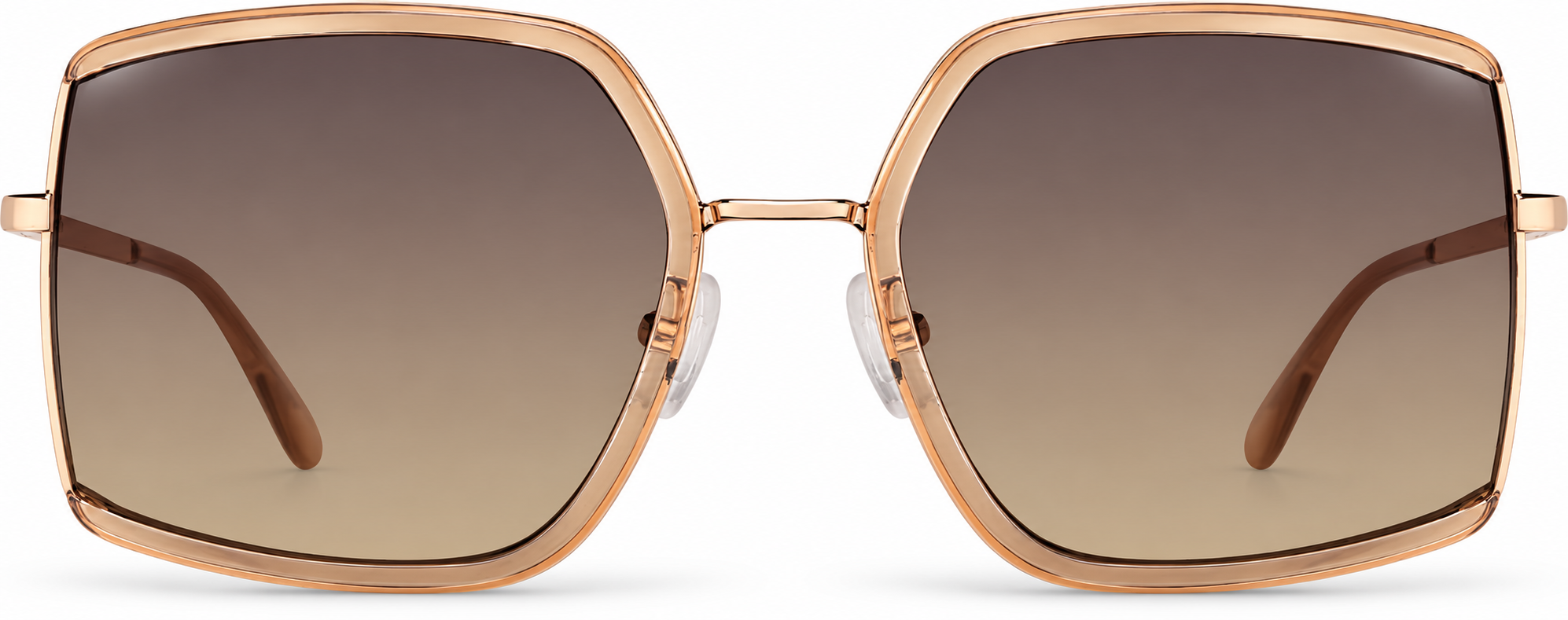 Brown Geometric Sunglasses · Brown · reference