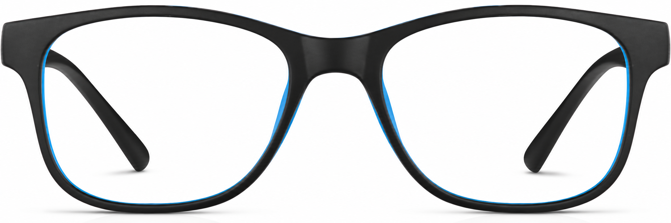 Black Kids' Square Glasses · Black · reference