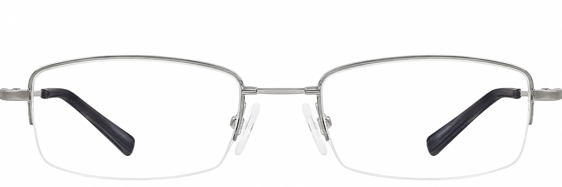 Silver Rectangle Glasses · Silver · reference