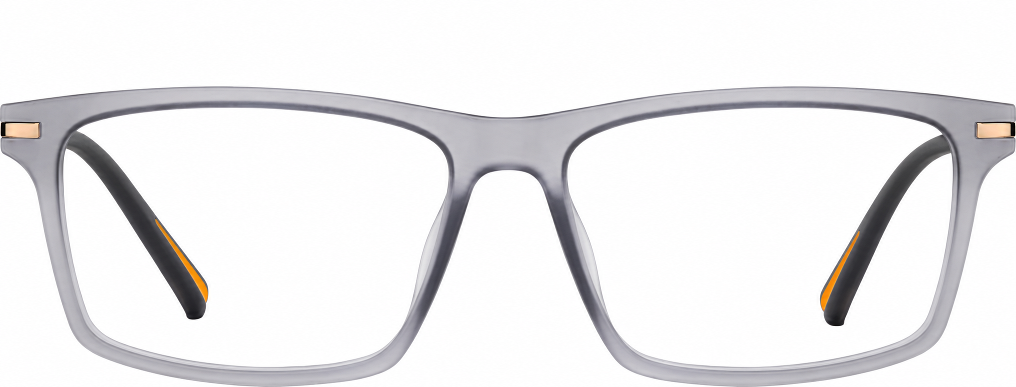 Gray Rectangle Glasses · Gray · reference