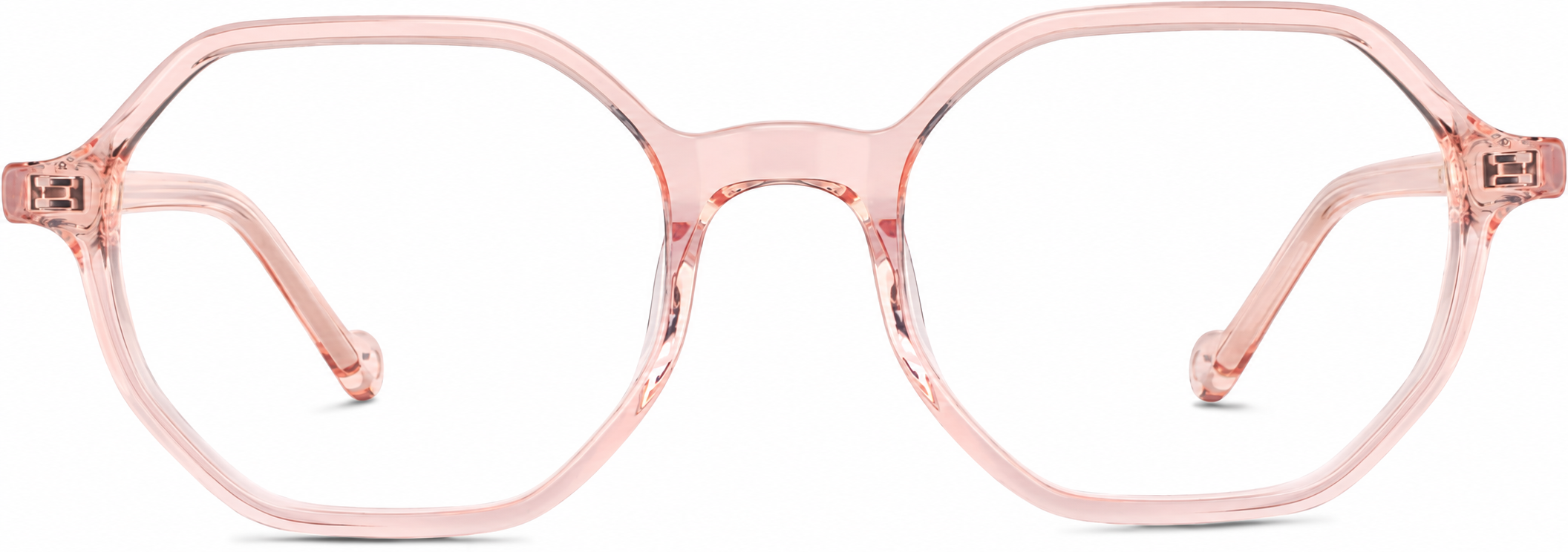 Pink Kids' Geometric Glasses · Pink · reference
