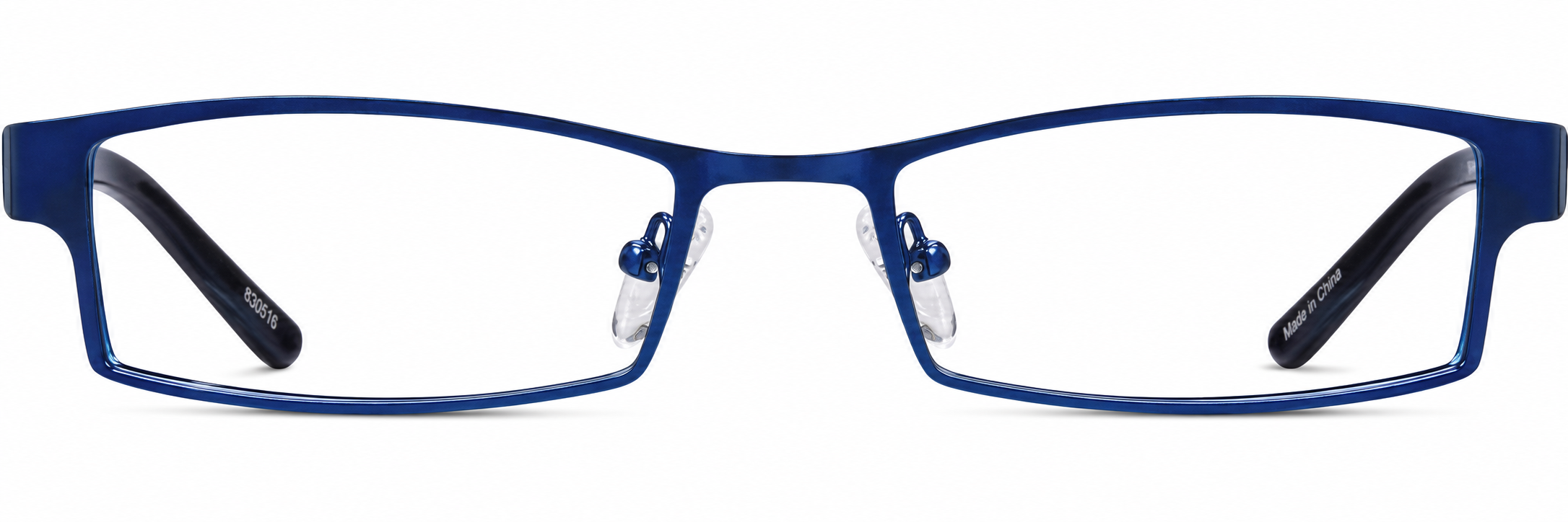 Blue Rectangle Glasses · Blue · reference