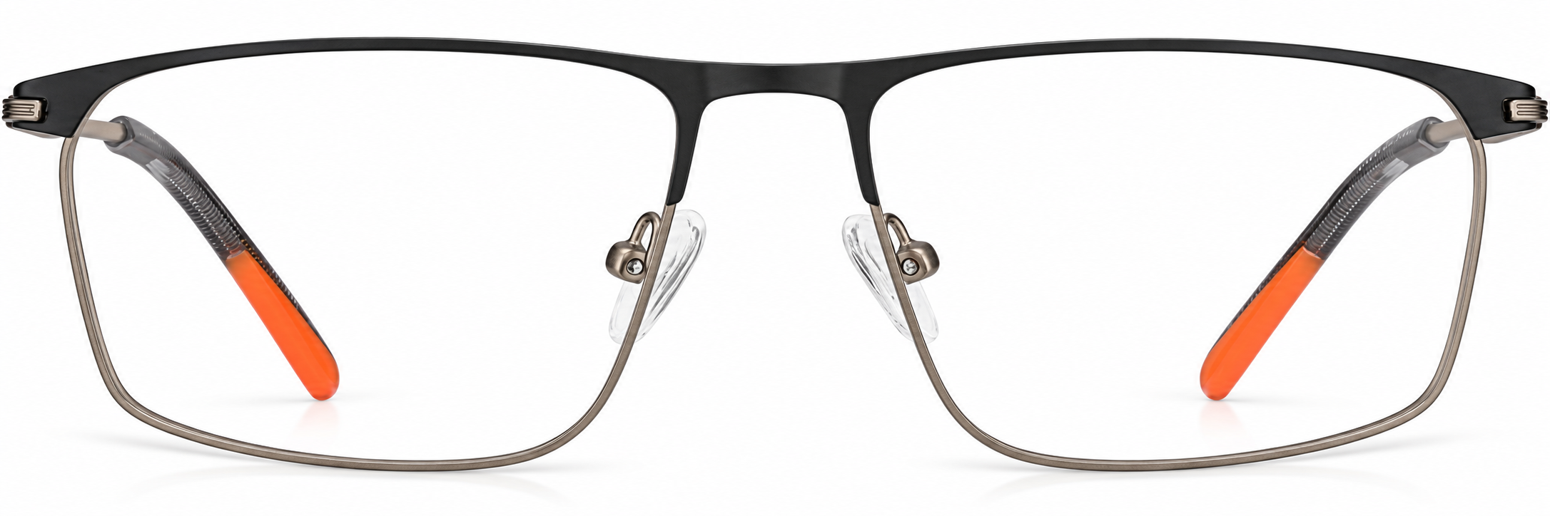 Black Rectangle Glasses · Black · reference