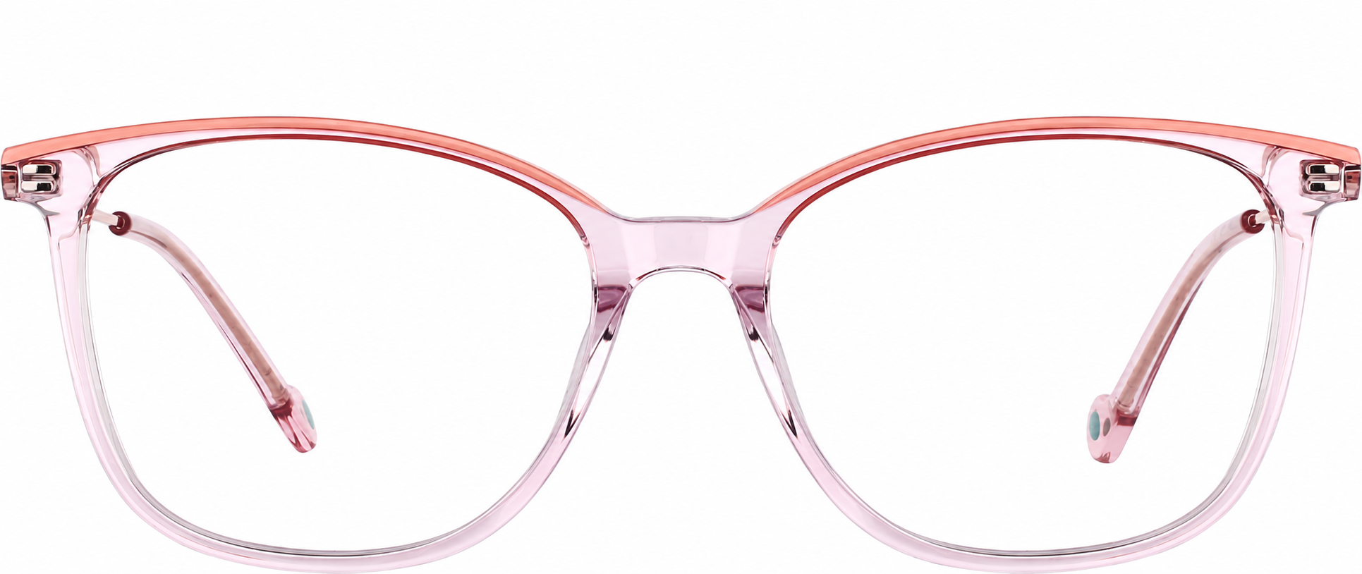 Pink Square Glasses · Pink · reference