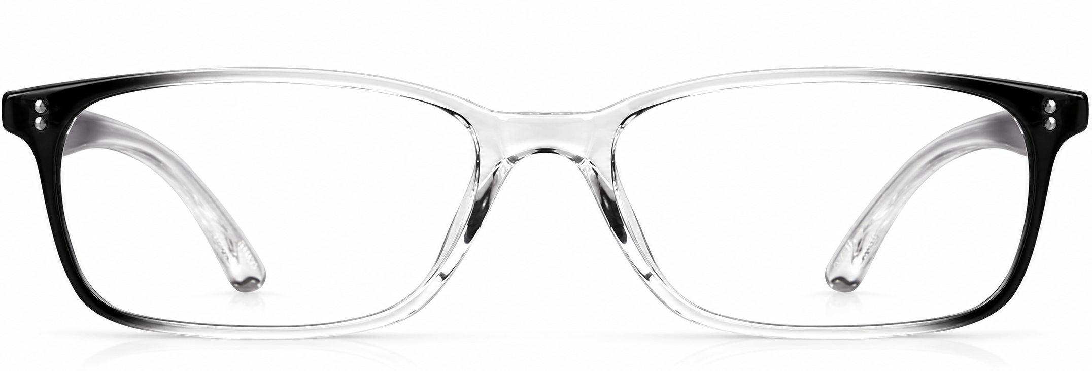 Black Rectangle Glasses · Black · reference