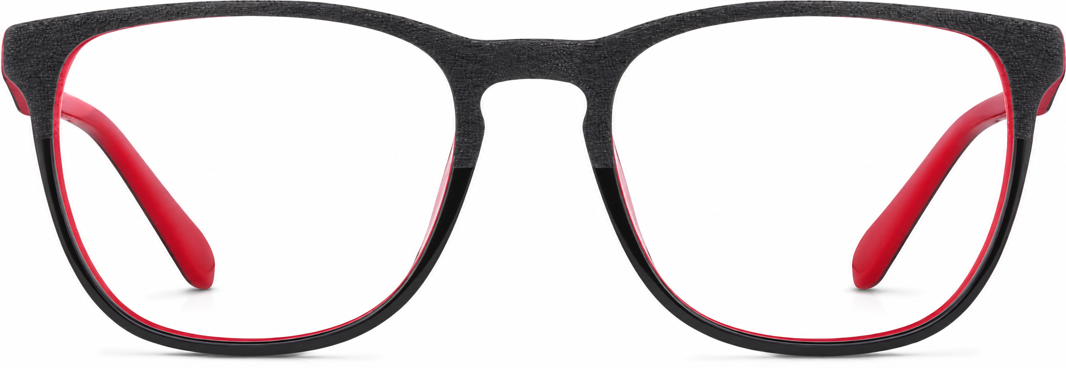 Black Square Glasses · Black · reference