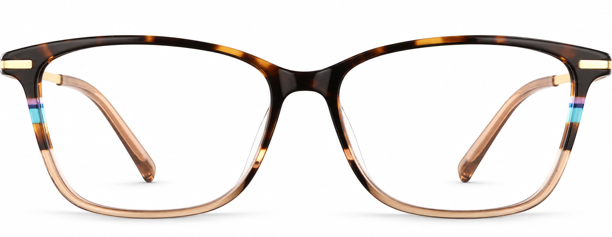 Tortoiseshell Rectangle Glasses · Tortoiseshell · reference