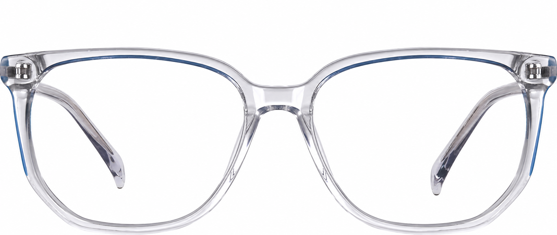 Mist/Blue Square Glasses · Mist/Blue · reference