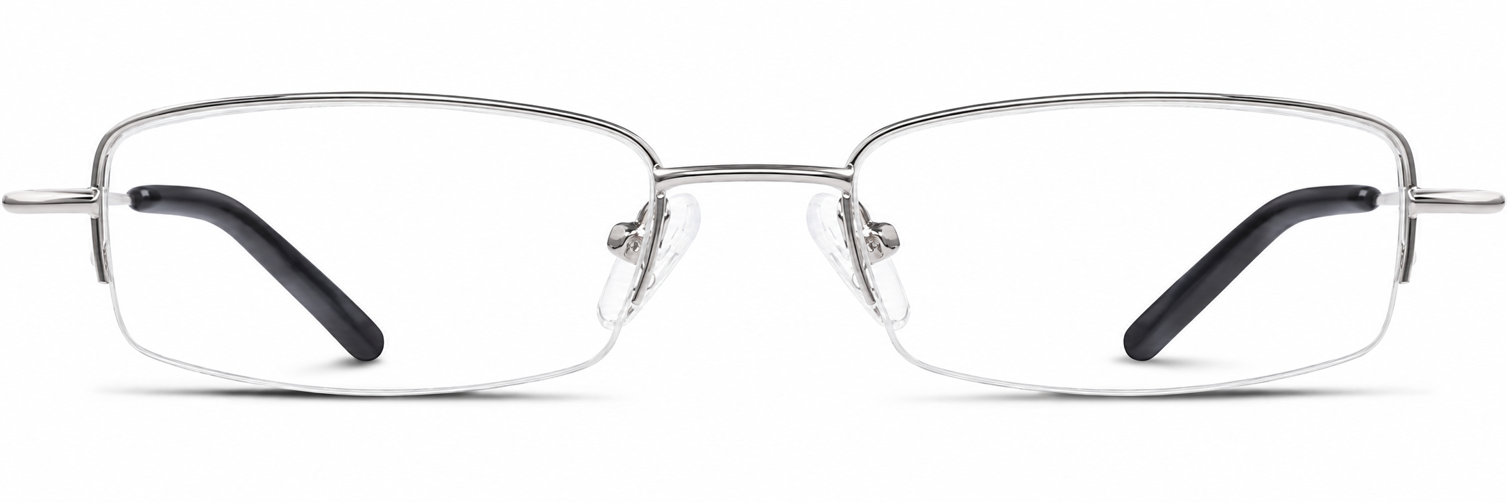 Silver Rectangle Glasses · Silver · reference