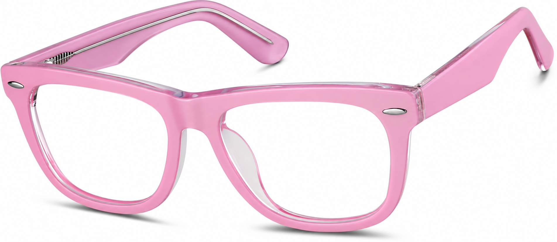 Women's Full Rim Think Pink for the Cure Eyeglass Frames · Pink · reference