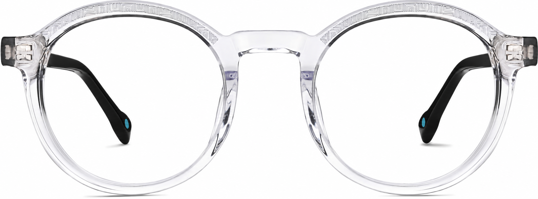 Clear Premium Round Glasses · Clear · reference