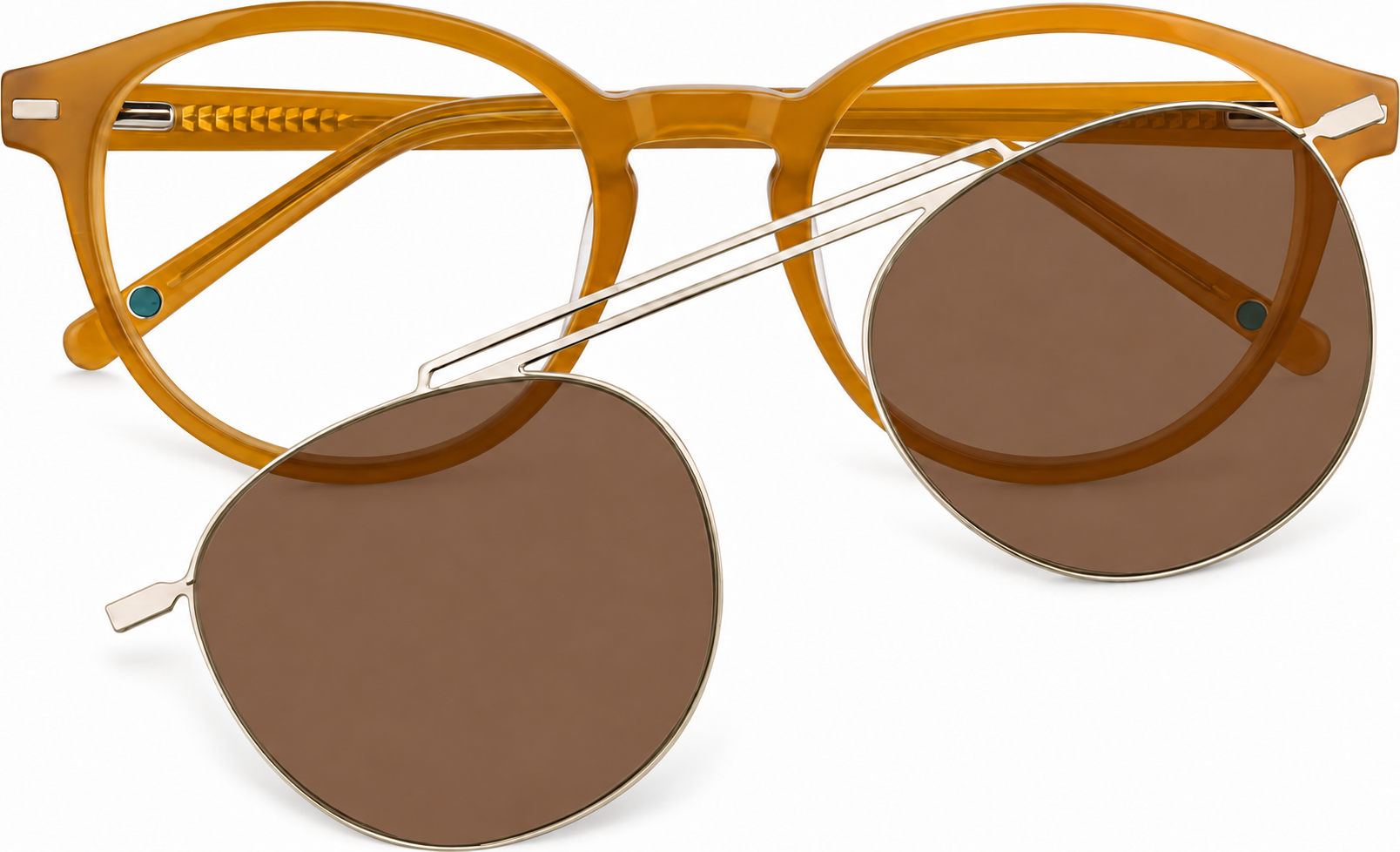 Toffee Round Magnetic Snap-On Set · Toffee · reference