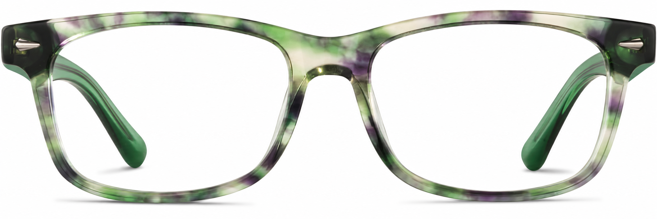 Green Tortoisehell Rectangle Glasses · Green Tortoisehell · reference