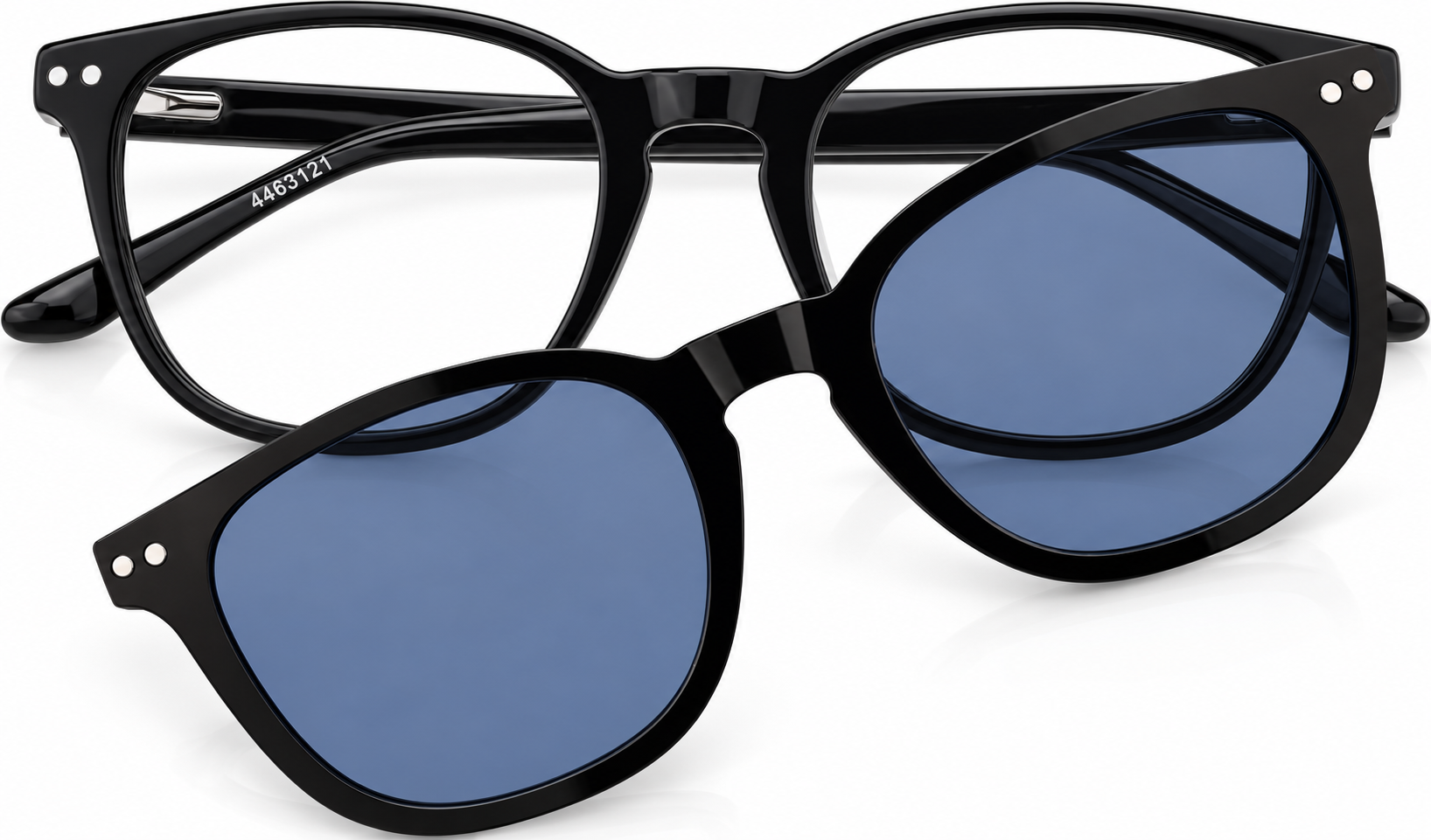 Black Square Magnetic Snap-On Set · Black · reference