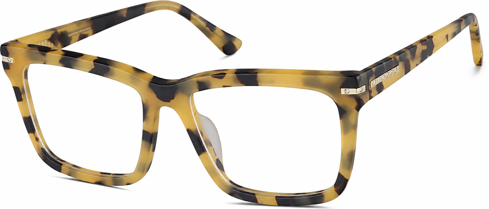 Ivory Tortoiseshell Square Glasses · Ivory Tortoiseshell · reference