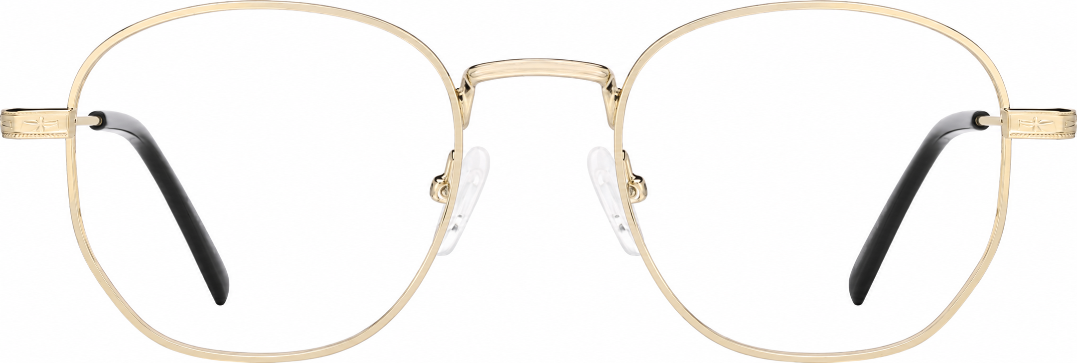 Gold Square Glasses · Gold · reference