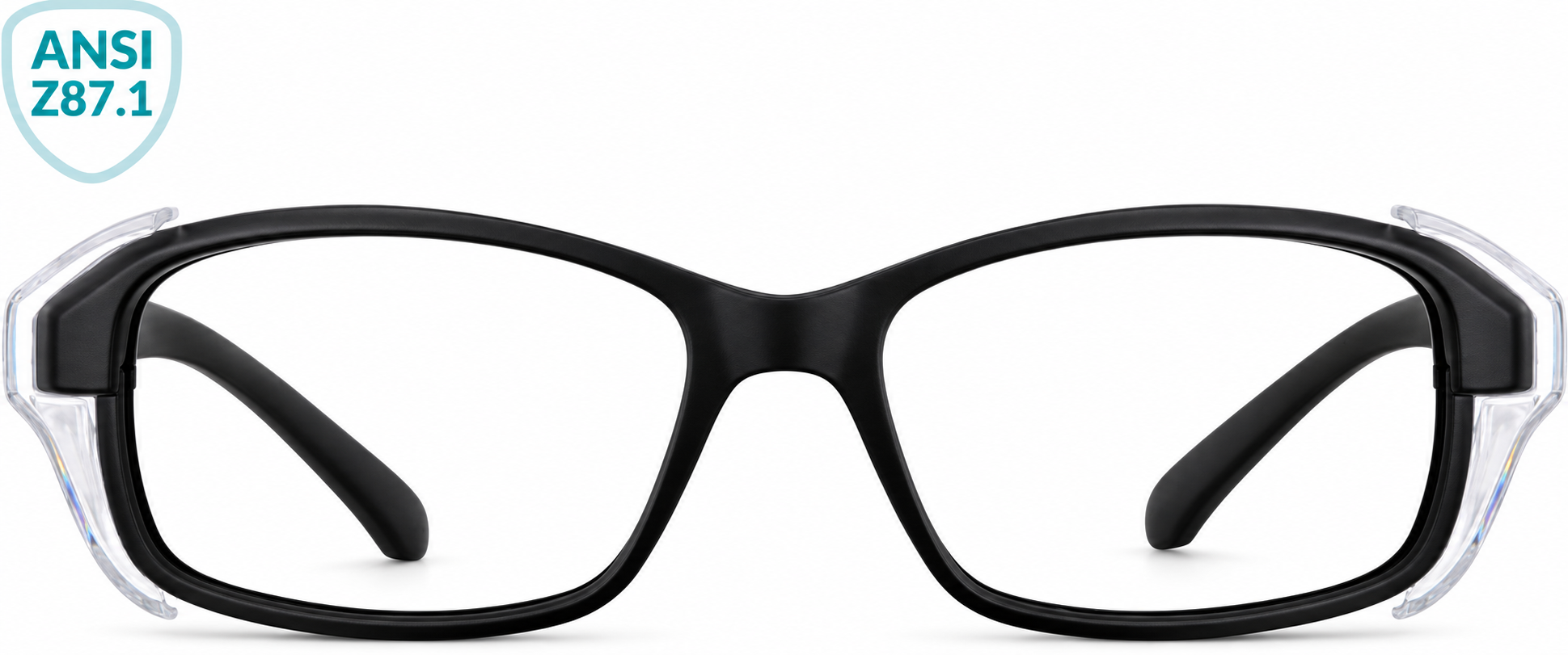 Black Z87.1 Safety Glasses · Black · reference