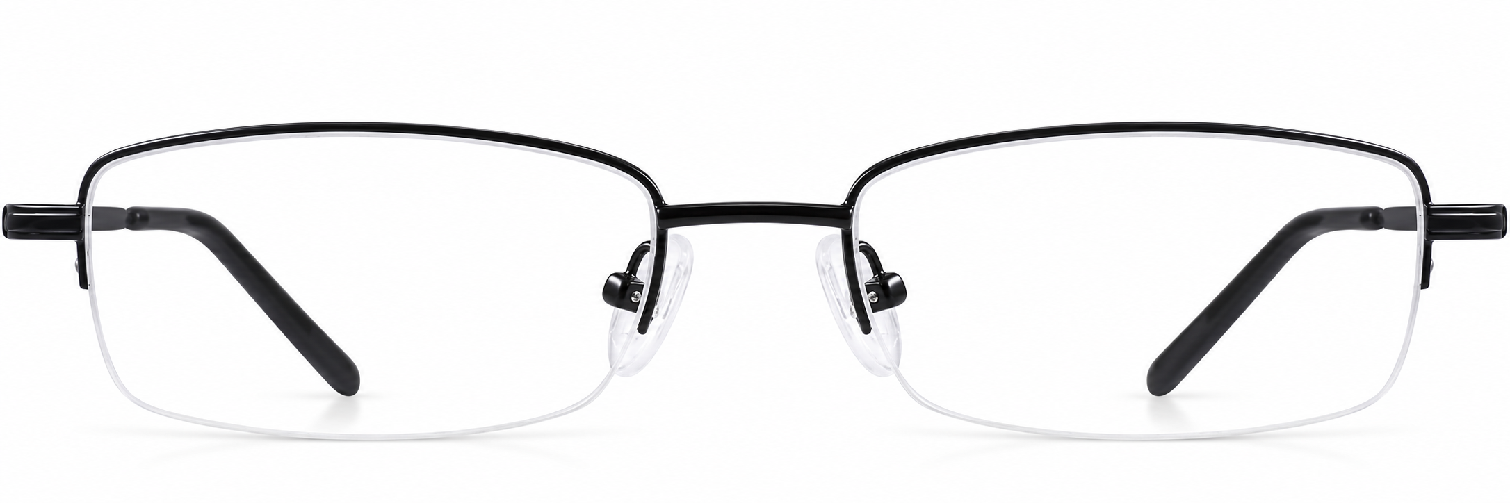 Black Rectangle Glasses · Black · reference