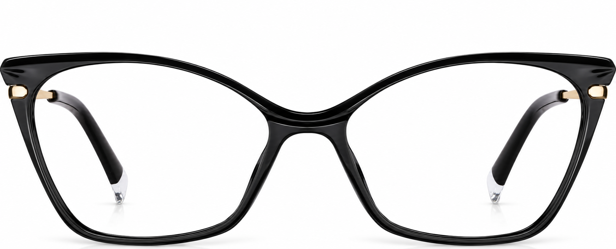 Black Cat-Eye Glasses · Black · reference