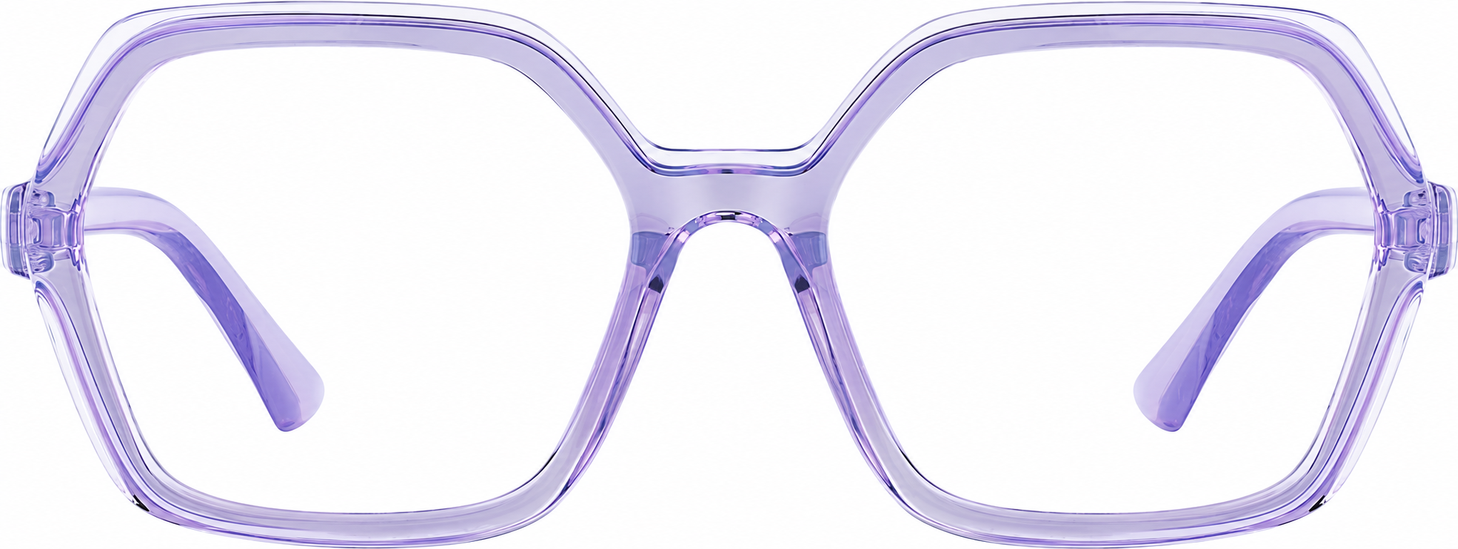 Purple Geometric Glasses · Purple · reference
