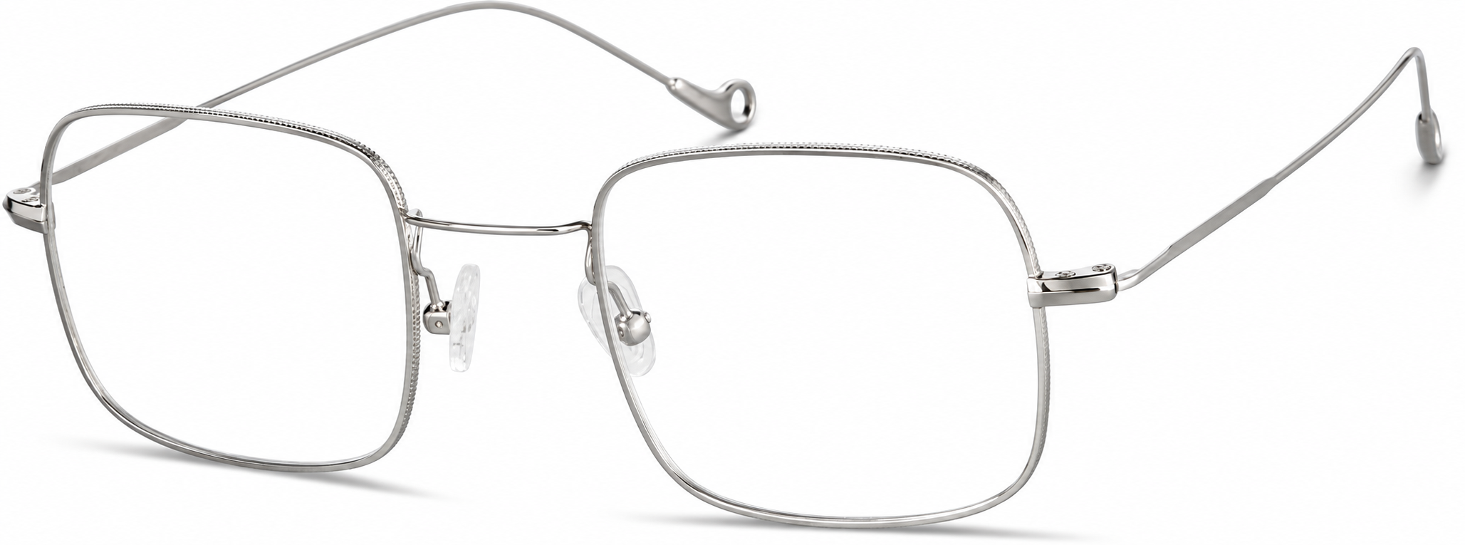Silver Square Glasses · Silver · reference