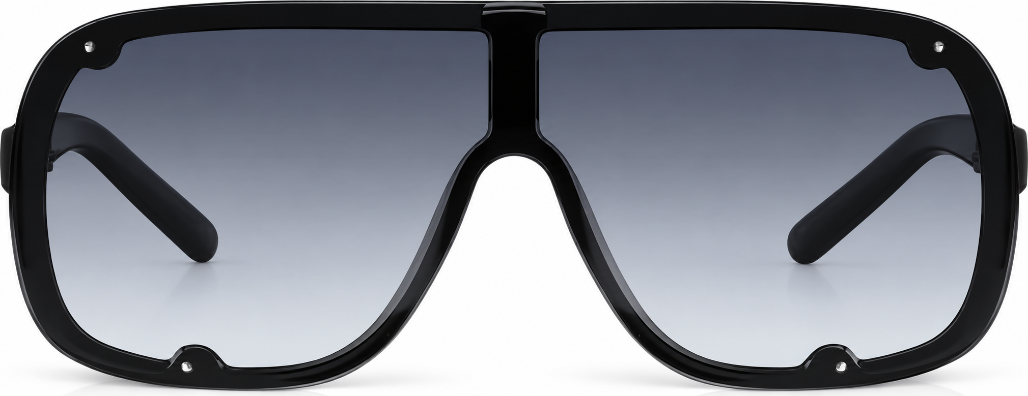 Black Wrap-Around Sunglasses · Black · reference