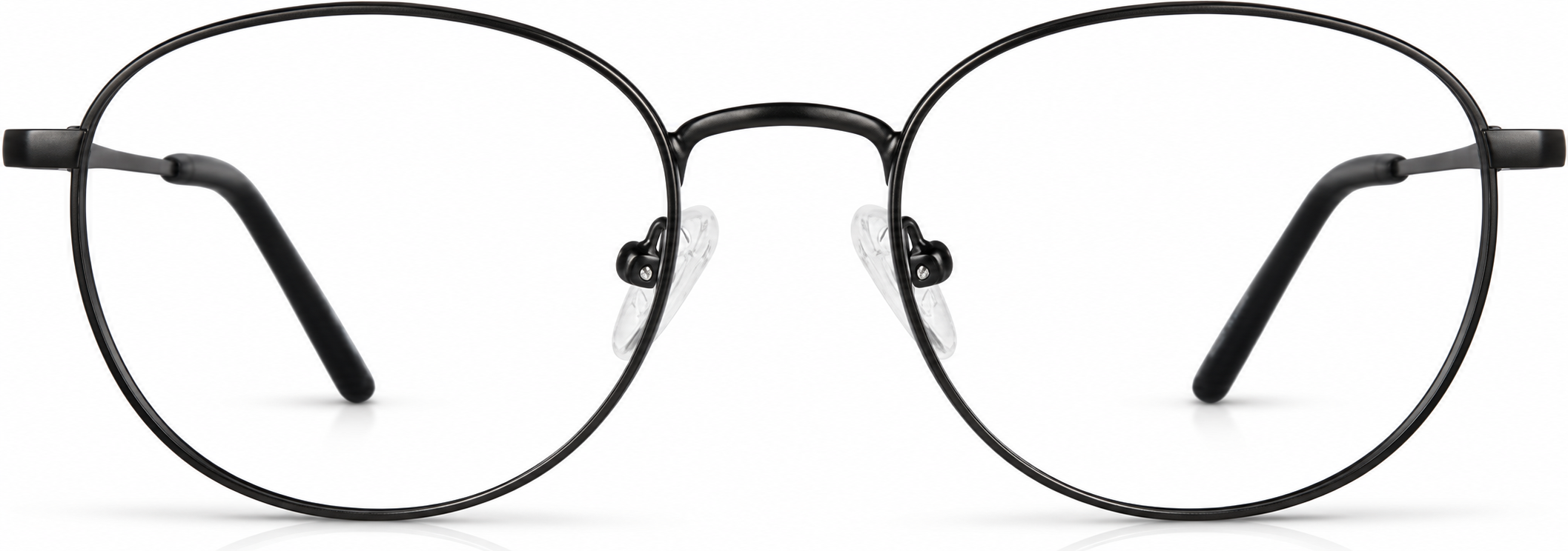 Black Round Glasses · Black · reference