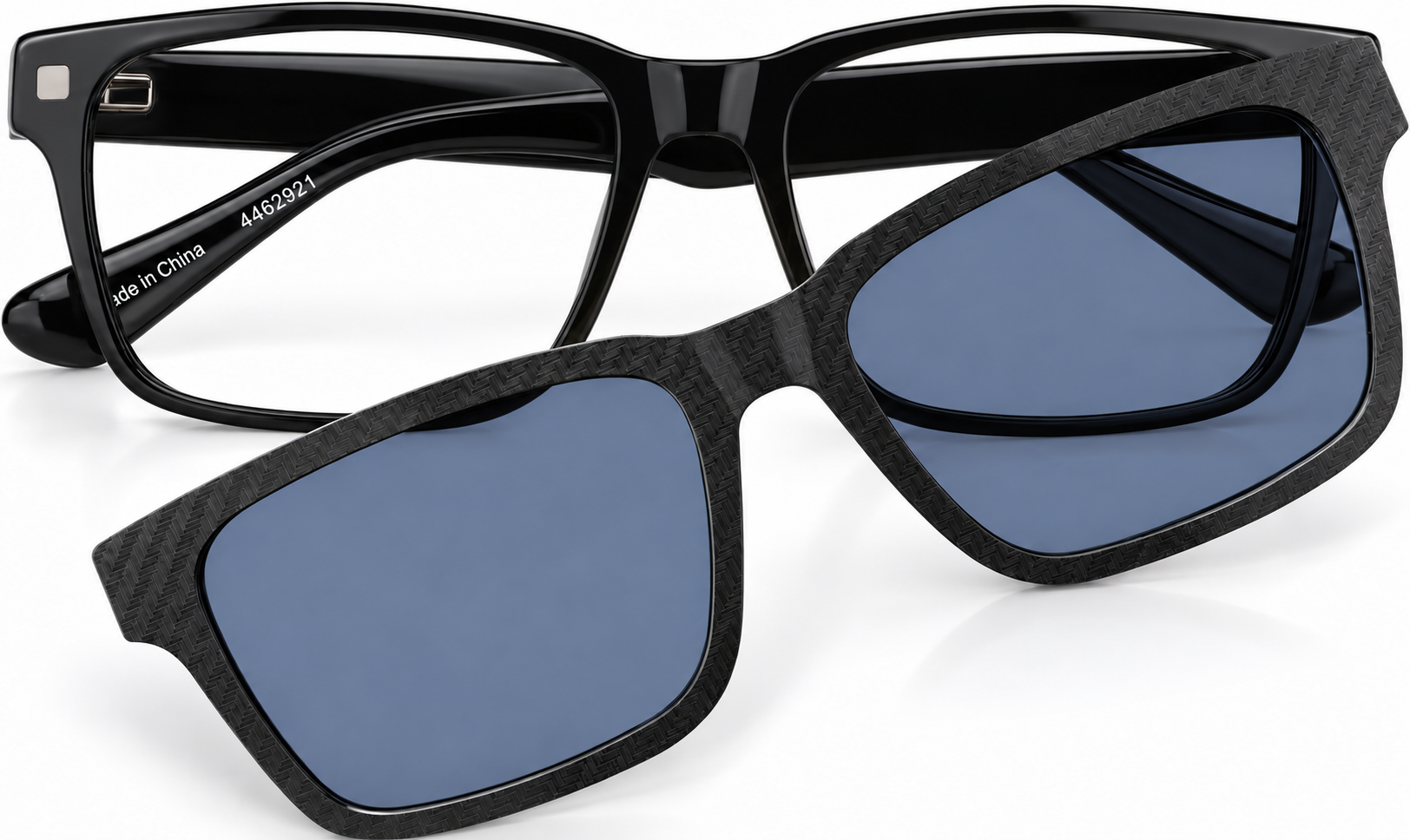 Black Ghost Gaming Polarized Clip-on Glasses · Black · reference