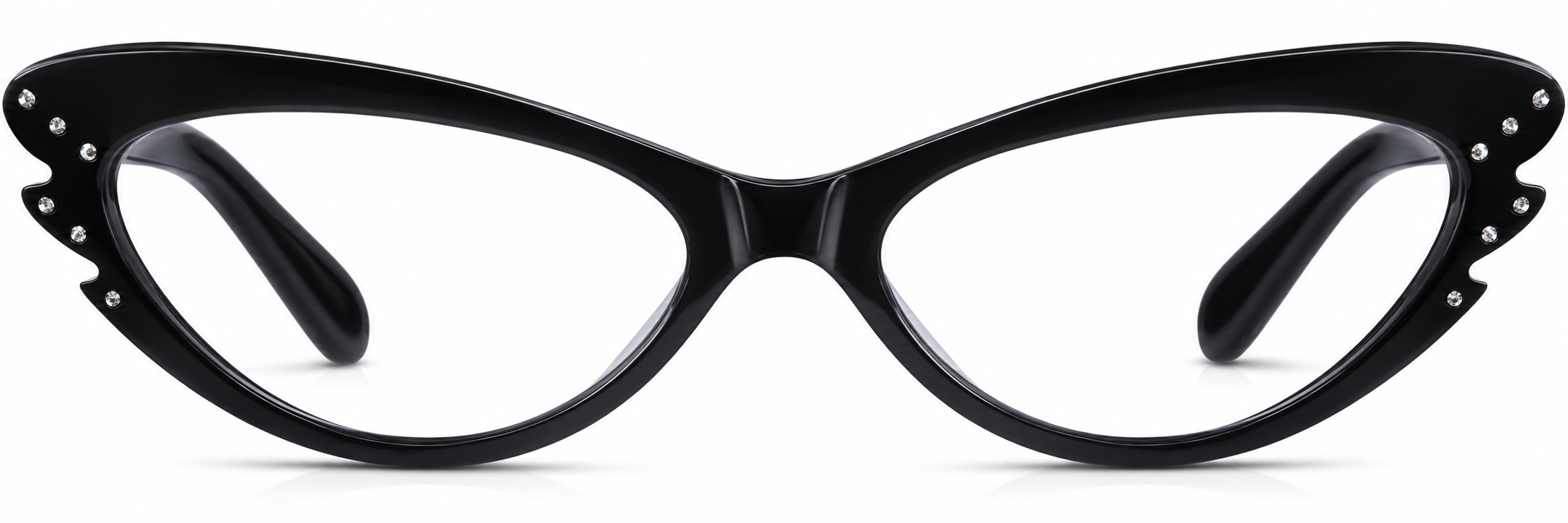 Black Cat-Eye Glasses · Black · reference