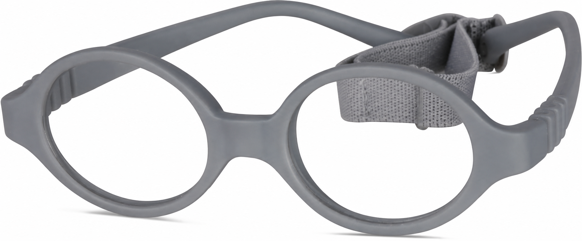 Gray Kids' Flexible Round Glasses · Gray · reference