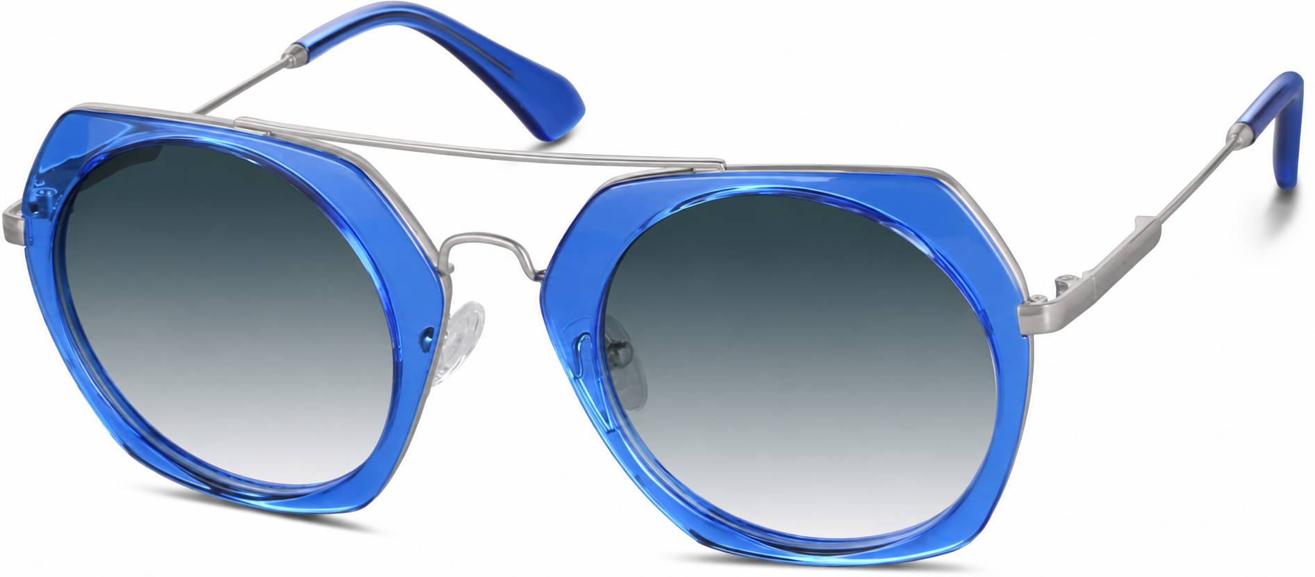 Premium Geometric Sunglasses · Blue · reference