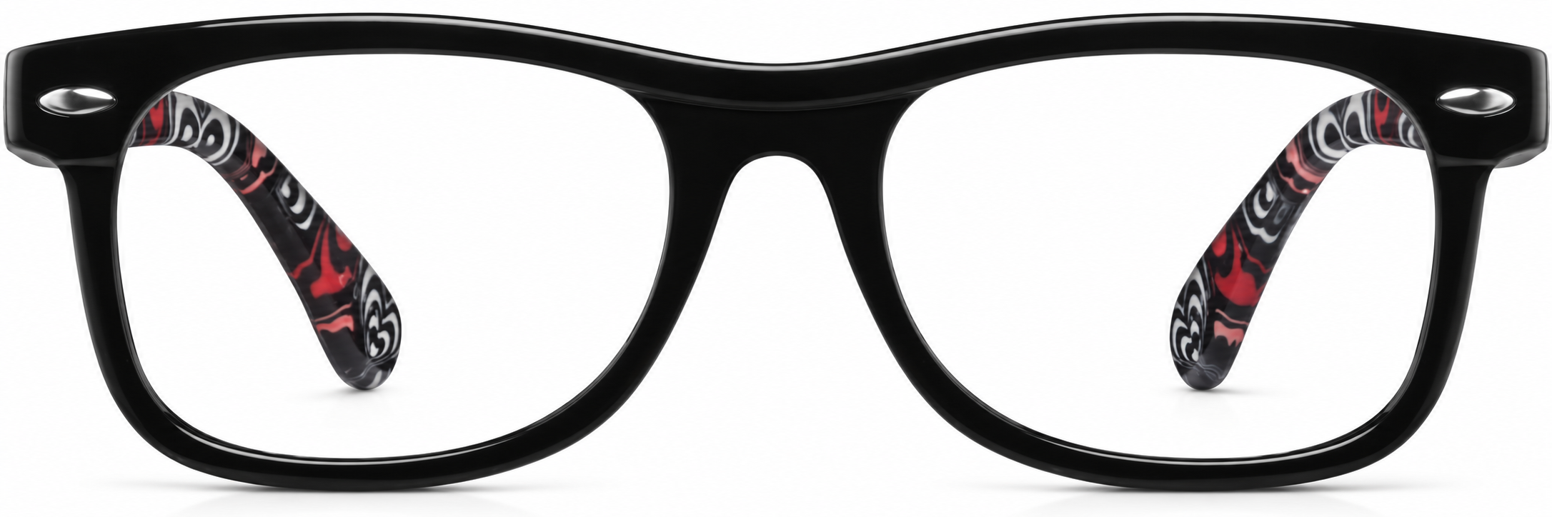 Black Square Glasses · Black · reference