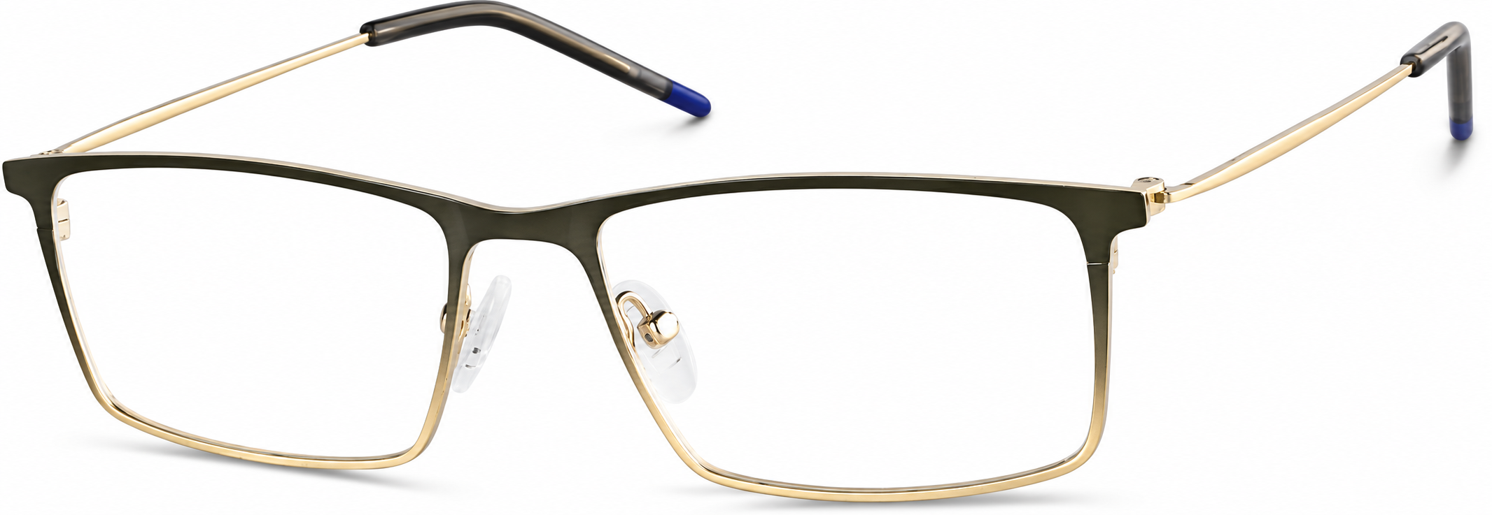 Brown Rectangle Glasses · Brown · reference